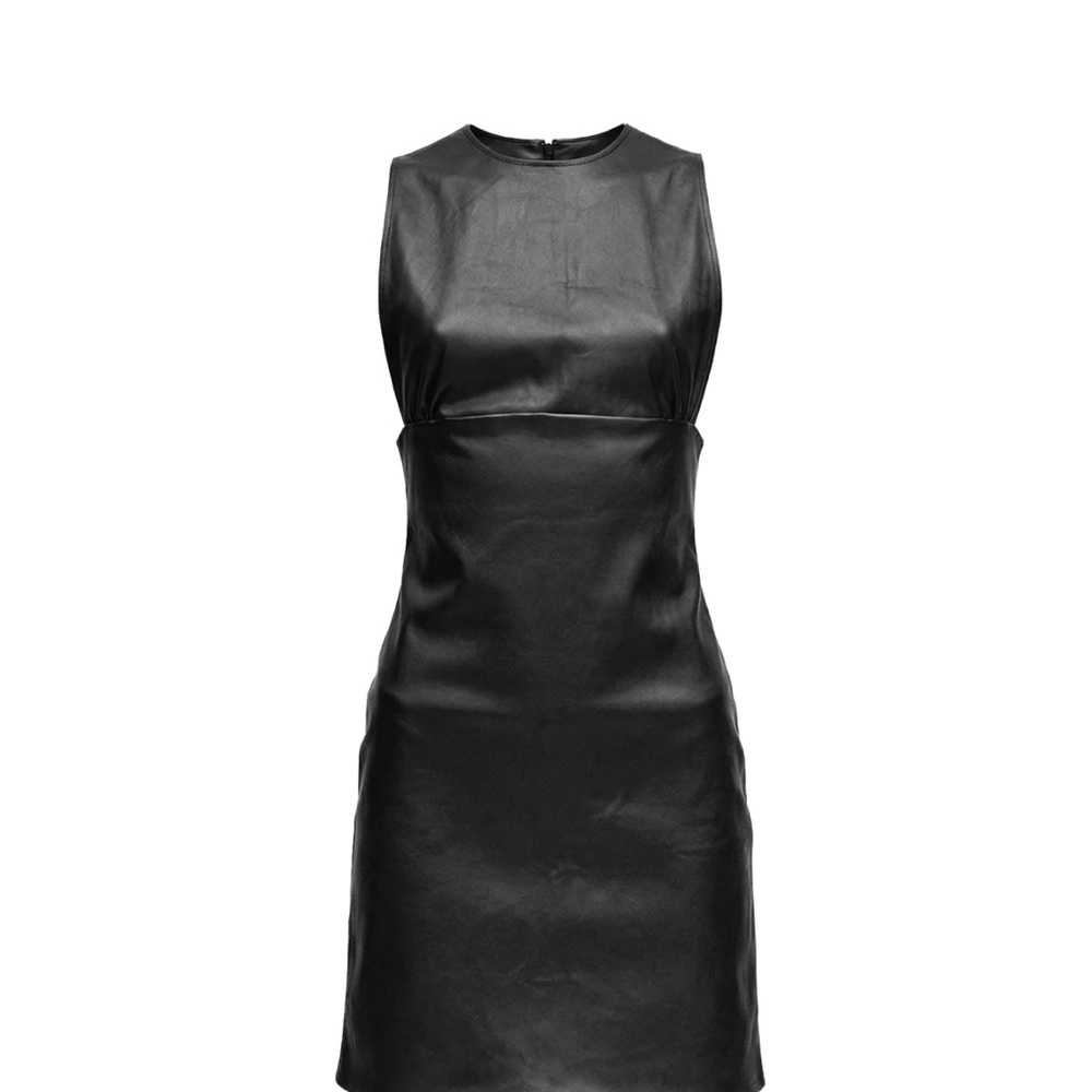 Chic Black Sleeveless Mini Dress